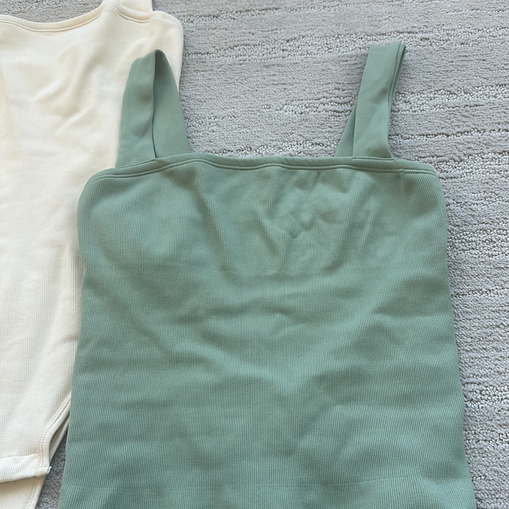 Bodysuits- Ribbed Strappy - Picture 4 of 7